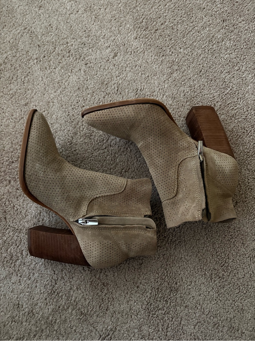 Vince Camuto Cava 

 Suede Ankle Booties